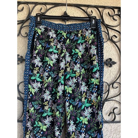 Anthropologie ett twa Rousseau wide leg pants -size small- multicolored - Picture 4 of 10